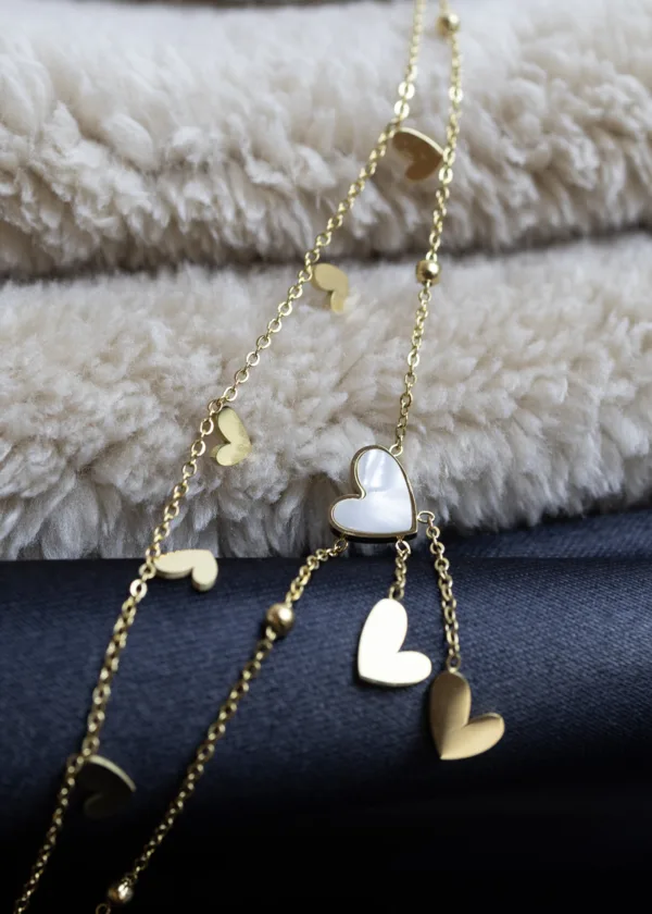 Doreen Hearts Anklet