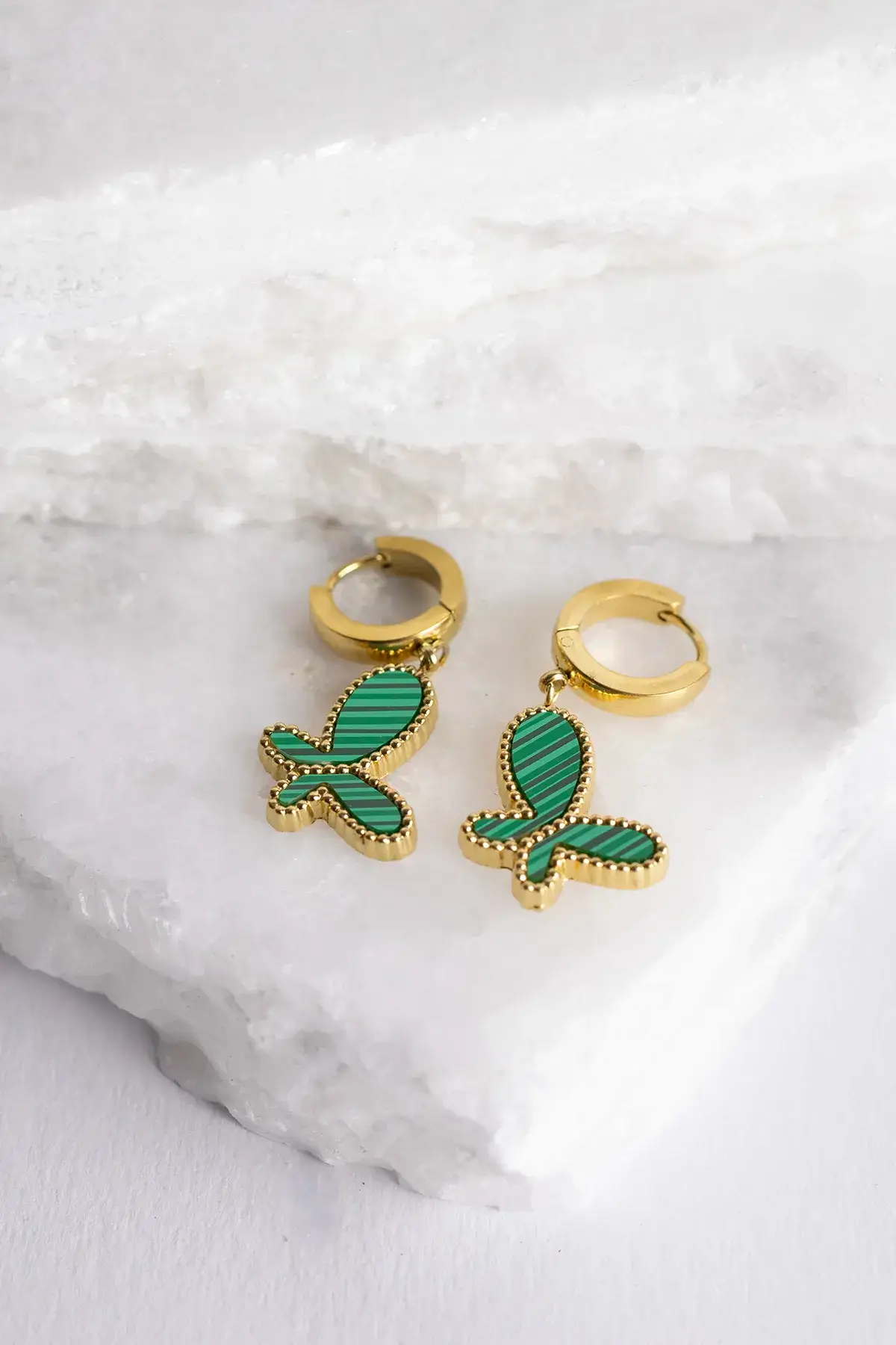Colorful butterfly earrings